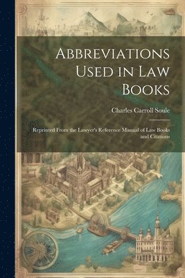 Abbreviations Used in Law Books
