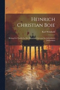 bokomslag Heinrich Christian Boie