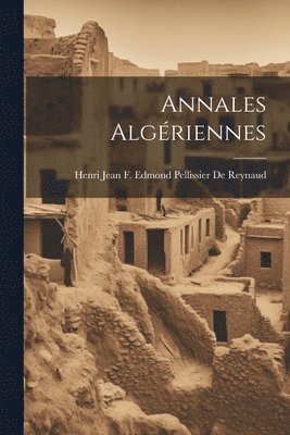 bokomslag Annales Algriennes