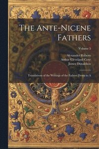 bokomslag The Ante-Nicene Fathers