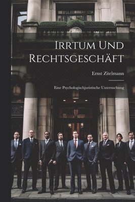 Irrtum Und Rechtsgeschäft