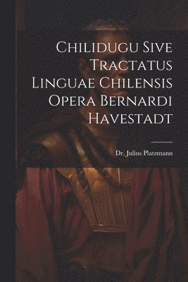 Julius Platzmann, Dr. Julius Platzmann - Chilidugu Sive Tractatus Linguae Chilensis Opera Bernardi Havestadt, Häftad