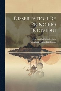 bokomslag Dissertation De Principio Individui