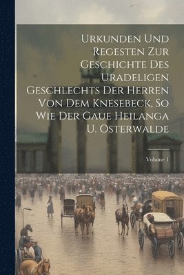 bokomslag Urkunden Und Regesten Zur Geschichte Des Uradeligen Geschlechts Der Herren Von Dem Knesebeck, So Wie Der Gaue Heilanga U. Osterwalde; Volume 1