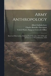 bokomslag Army Anthropology