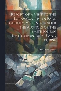 bokomslag Report of a Visit to the Luray Cavern, in Page County, Virginia, Under the Auspices of the Smithsonian Institution, July 13 and 14, 1880