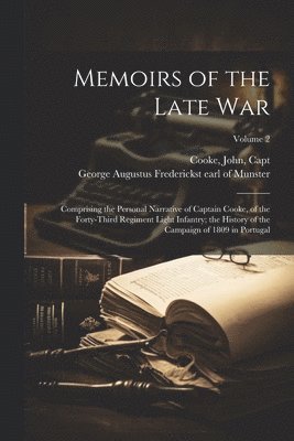 bokomslag Memoirs of the Late War