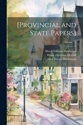 bokomslag [Provincial and State Papers]; Volume 14