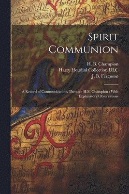 Spirit Communion 1