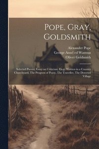 bokomslag Pope, Gray, Goldsmith; Selected Poems; Essay on Criticism, Elegy Written in a Country Churchyard, The Progress of Poesy, The Traveller, The Deserted Village