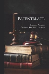 bokomslag Patentblatt.