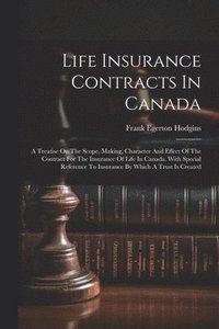 bokomslag Life Insurance Contracts In Canada