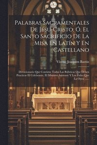 bokomslag Palabras Sacramentales De Jesu-cristo, , El Santo Sacrificio De La Misa En Latn Y En Castellano
