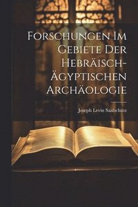 bokomslag Forschungen im Gebiete der hebrisch-gyptischen Archologie