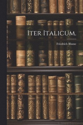 bokomslag Iter Italicum.