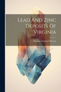 bokomslag Lead And Zinc Deposits Of Virginia
