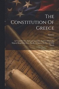 bokomslag The Constitution Of Greece
