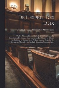 bokomslag De L'esprit Des Loix