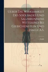 bokomslag Ueber die Wirksamkeit des Soolbades und Salzbrunnens Wittekind bei Giebichenstein und Halle a.S.