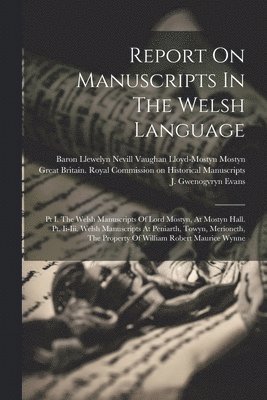 bokomslag Report On Manuscripts In The Welsh Language