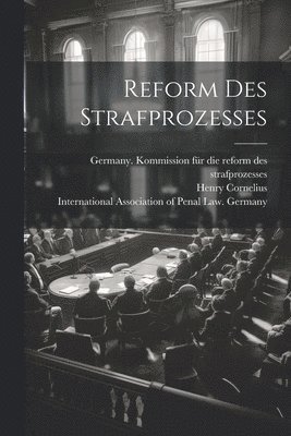 bokomslag Reform des Strafprozesses