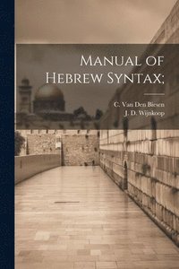 bokomslag Manual of Hebrew Syntax;