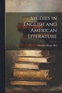 bokomslag Studies in English and American Literature