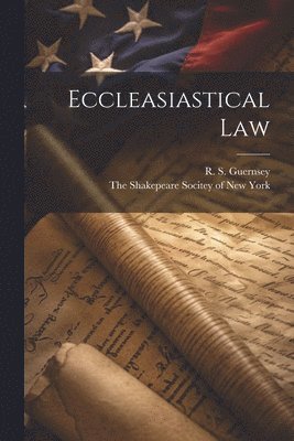 bokomslag Eccleasiastical Law