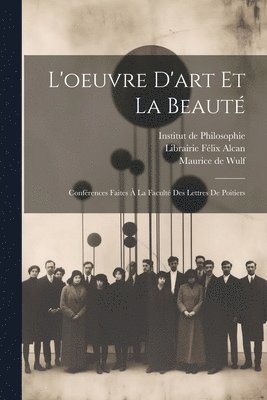 bokomslag L'oeuvre d'art et la Beaut