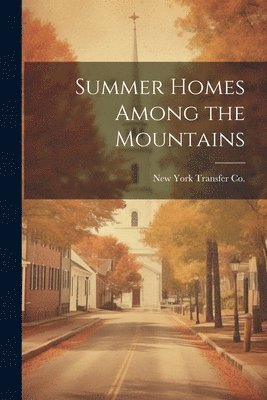 bokomslag Summer Homes Among the Mountains