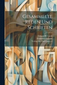 bokomslag Gesammelte Reden und Schriften