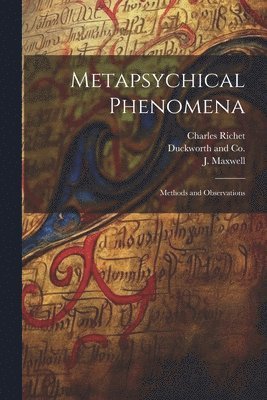 Metapsychical Phenomena 1