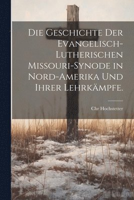bokomslag Geschichte der Evangelisch-lutherischen Missouri-Synode in Nord-Amerika und ihrer Lehrkämpfe.