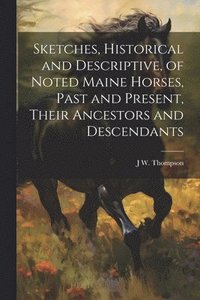 bokomslag Sketches, Historical and Descriptive, of Noted Maine Horses, Past and Present, Their Ancestors and Descendants