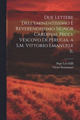 bokomslag Due Lettere Dell'eminentissimo E Reverendissimo Signor Cardinal Pecci, Vescovo Di Perugia, a S.M. Vittorio Emanuele Ii.