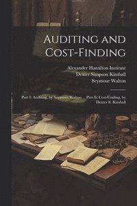 bokomslag Auditing and Cost-Finding