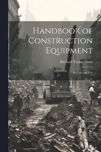 bokomslag Handbook of Construction Equipment