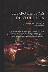 bokomslag Cuerpo De Leyes De Venezuela