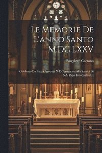 bokomslag memorie de l'anno santo M.DC.LXXV