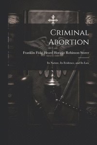 bokomslag Criminal Abortion