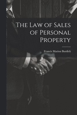 bokomslag The Law of Sales of Personal Property