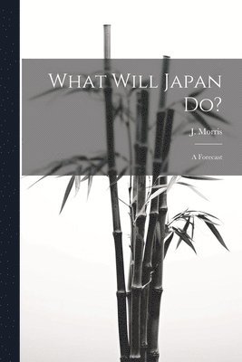 J Morris - What Will Japan Do?, Häftad