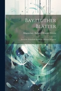 bokomslag Bayreuther Bltter