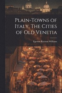 bokomslag Plain-towns of Italy, The Cities of Old Venetia
