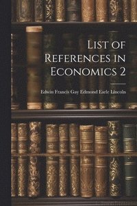 bokomslag List of References in Economics 2