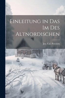 bokomslag Einleitung in das Im des Altnordischen