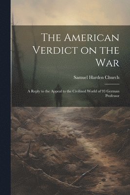 bokomslag American Verdict on the War