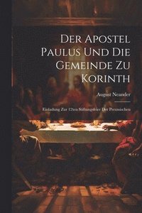 bokomslag Der Apostel Paulus und die Gemeinde zu Korinth