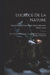 bokomslag Lucrce De la Nature