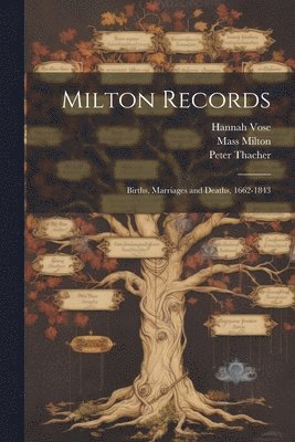 Mass Milton, Peter Thacher, Hannah Vose - Milton Records, Häftad